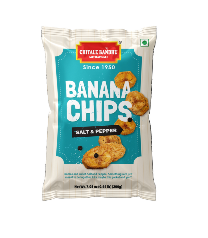 Chitale Bandhu Banana Chips Salt & Pepper 200g