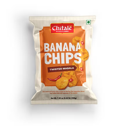 Chitale Bandhu Banana Chips Twisted Masala 200g