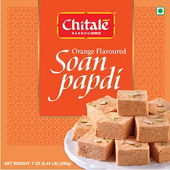 Chitale Bandhu Sweets Soan Papdi Orange 200g
