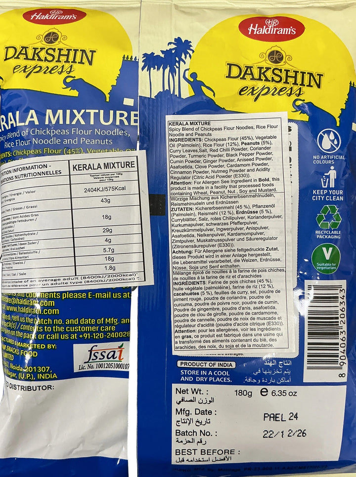 Haldirams Dakshin Express Kerala Mixture 180g