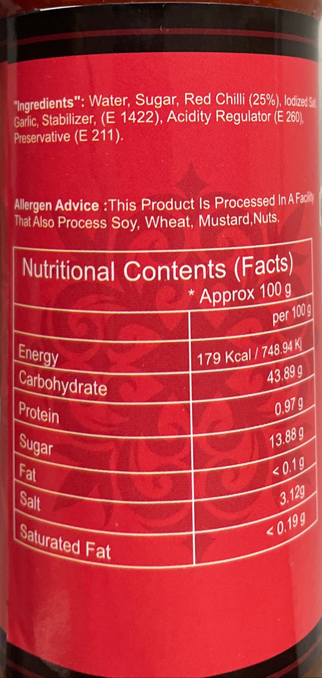 Food Factory Sauce Thai Sweet Chilli 215g