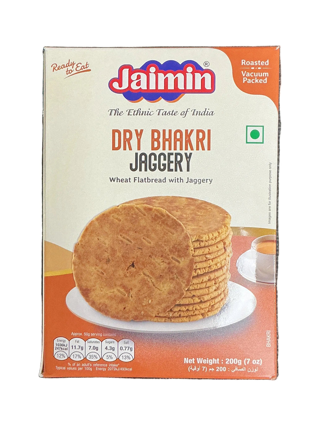 Jaimin Bhakri Dry Jaggery 200g