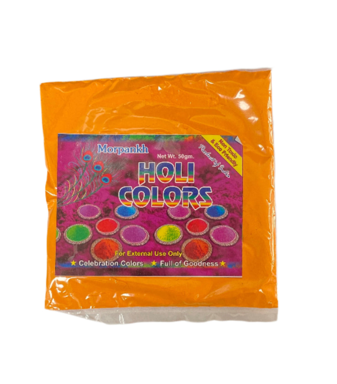 Holi Colours Organic Non Toxic & Eco Friendly 50g Orange Mix & Match Buy 1 Get 1 Free