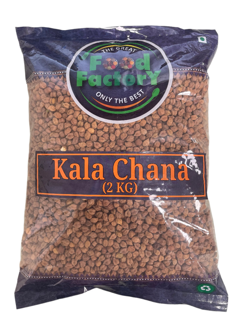 Food Factory Chick Peas Kala Chana 2Kg