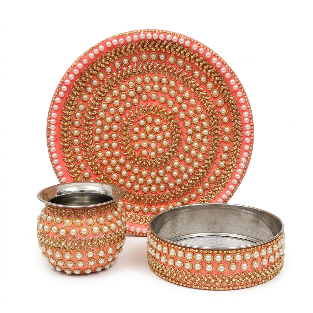 Karwa Chauth Thali Set Design 2