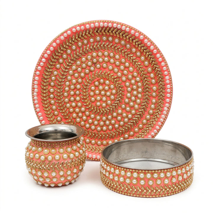 Karwa Chauth Thali Set Design 2