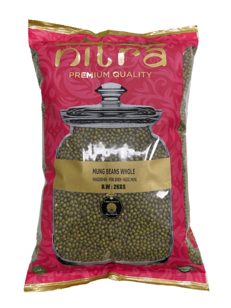 Nitra Mung Beans Whole Premium Quality 2Kg