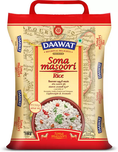 Daawat Sona Masoori Rice Desi 10kg