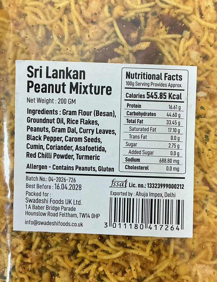 Desi Style Namkeen Sri Lankan Peanut Mixture 200g