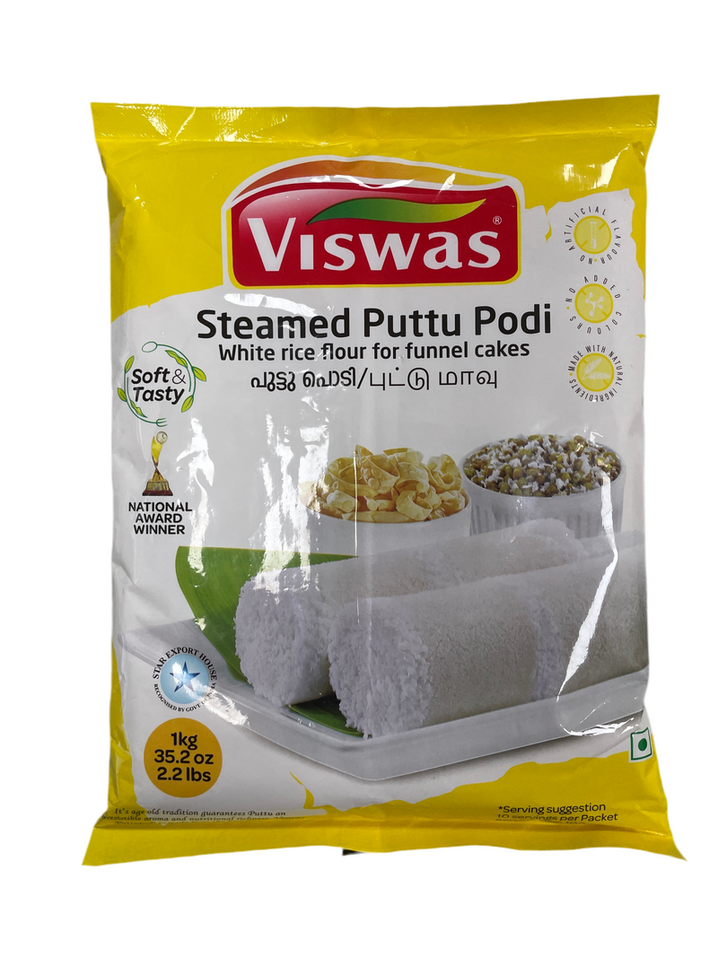 Viswas Puttu Podi White Rice Steamed 1Kg