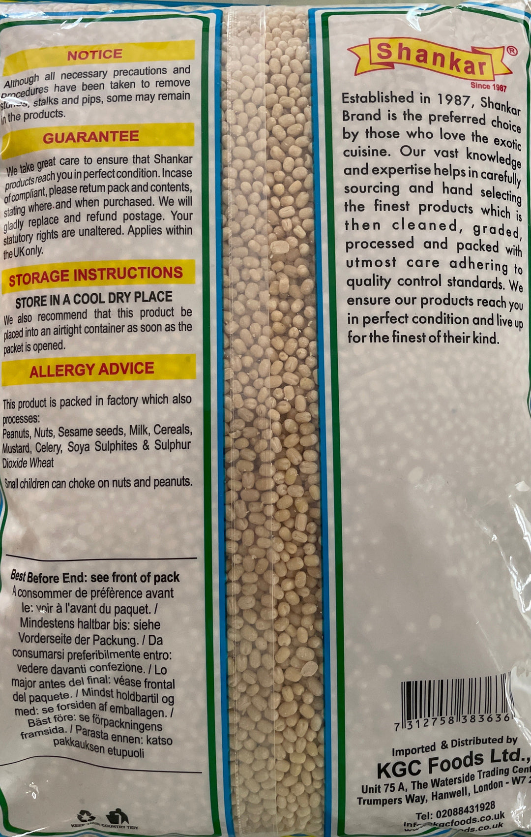 Shankar Lentils Urid Gota Indian 2Kg