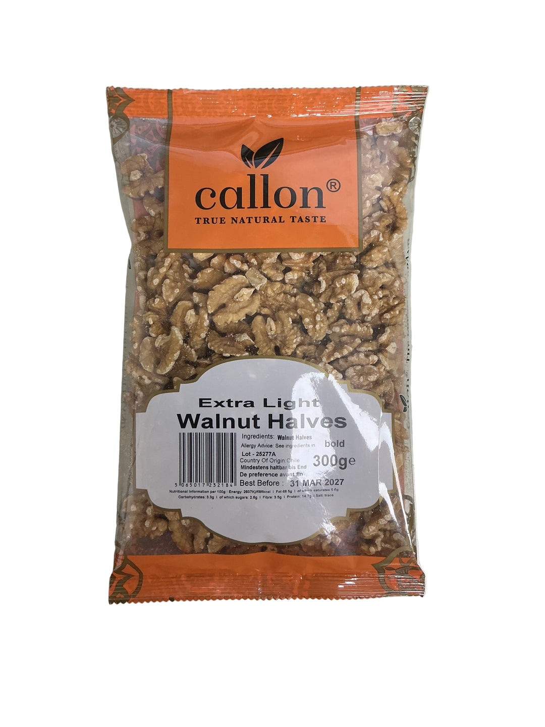 Callon Extra Light Walnut Halves 300g