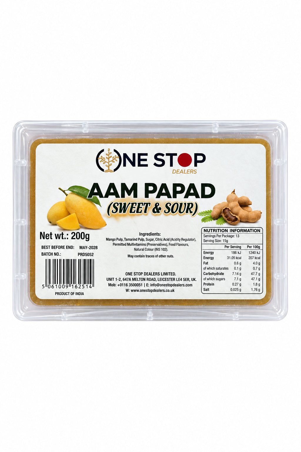 One Stop Aam Papad Sweet &amp; Sour 200g