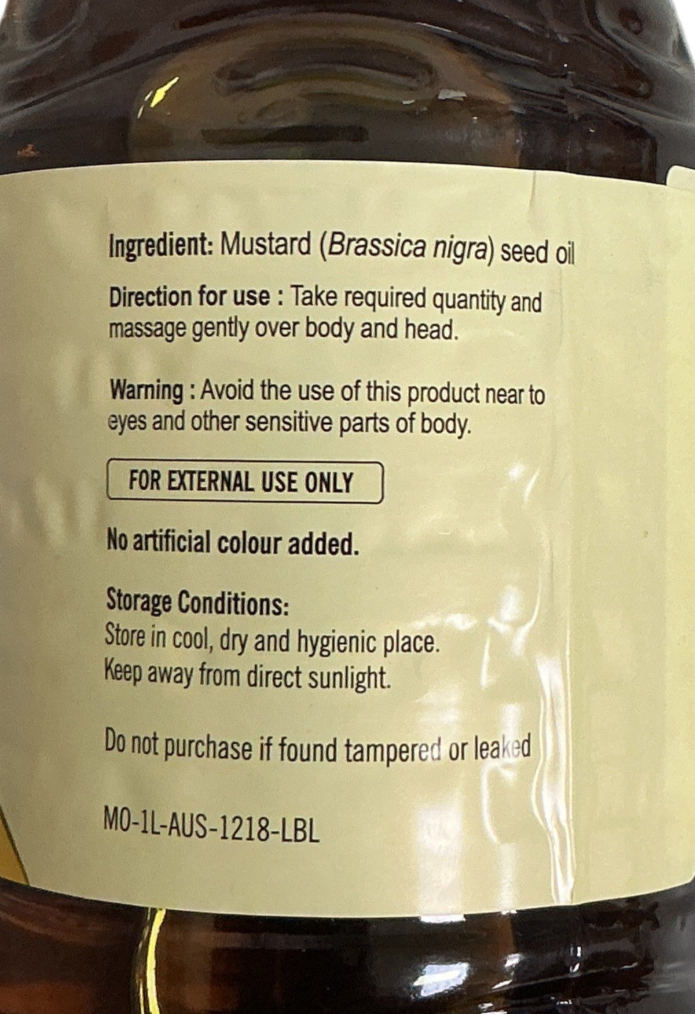 Patanjali Mustard Oil 1ltr