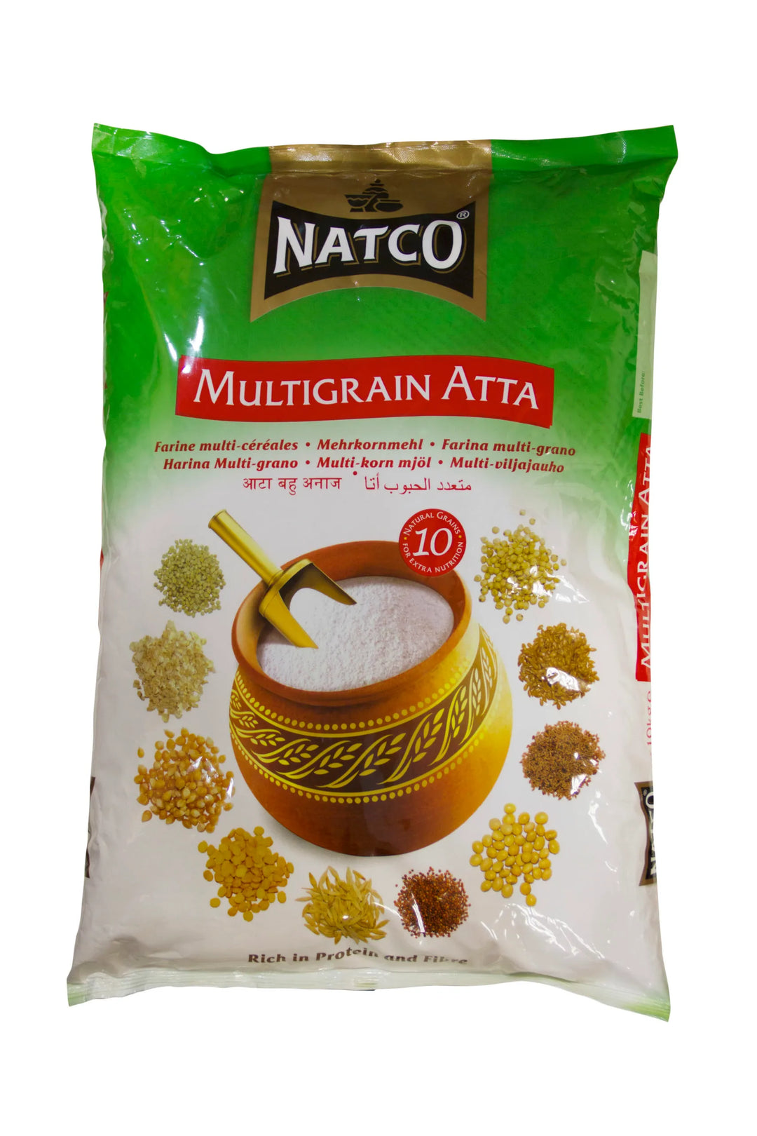 Natco Flour Multi Grain Atta 10Kg - ExoticEstore