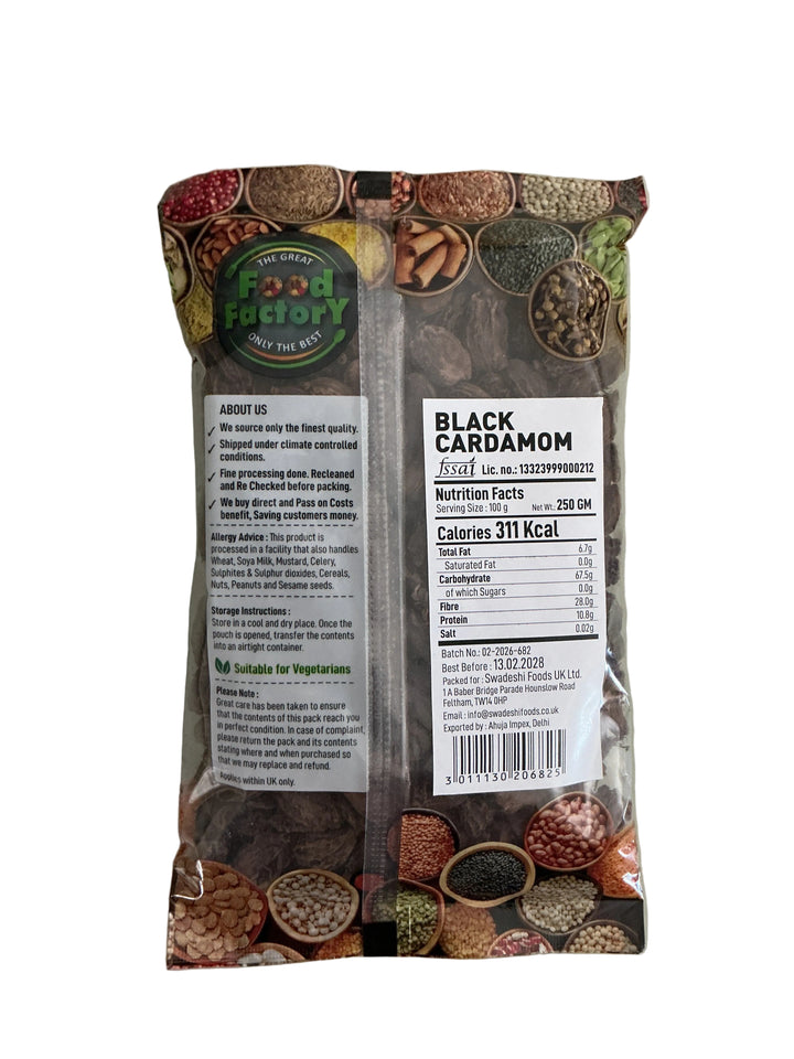 Food Factory Black Cardamom 250g