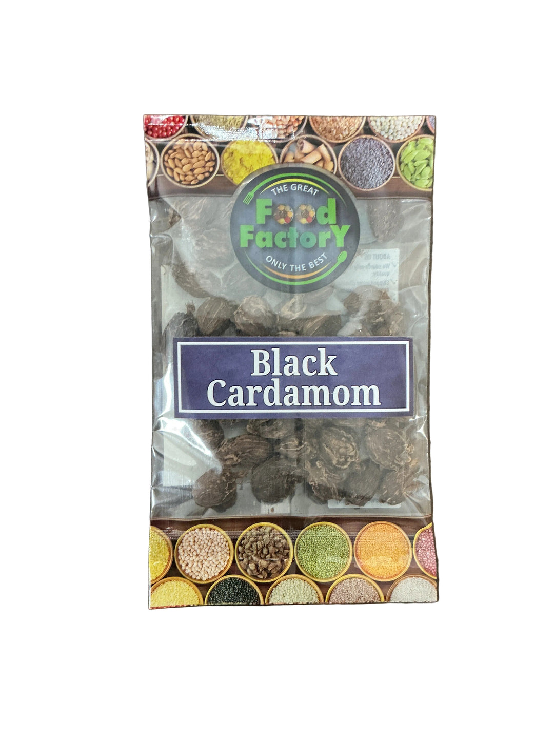Food Factory Cardamom Black Moti Elaichi 50g
