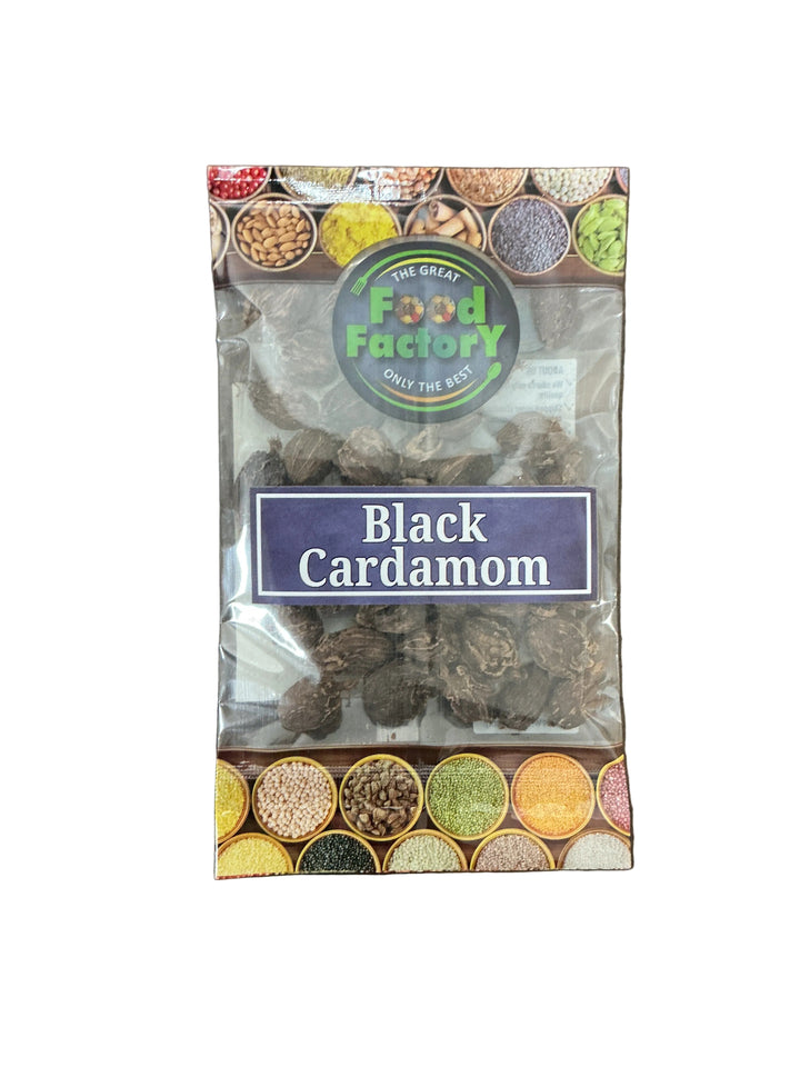 Food Factory Cardamom Black Moti Elaichi 50g