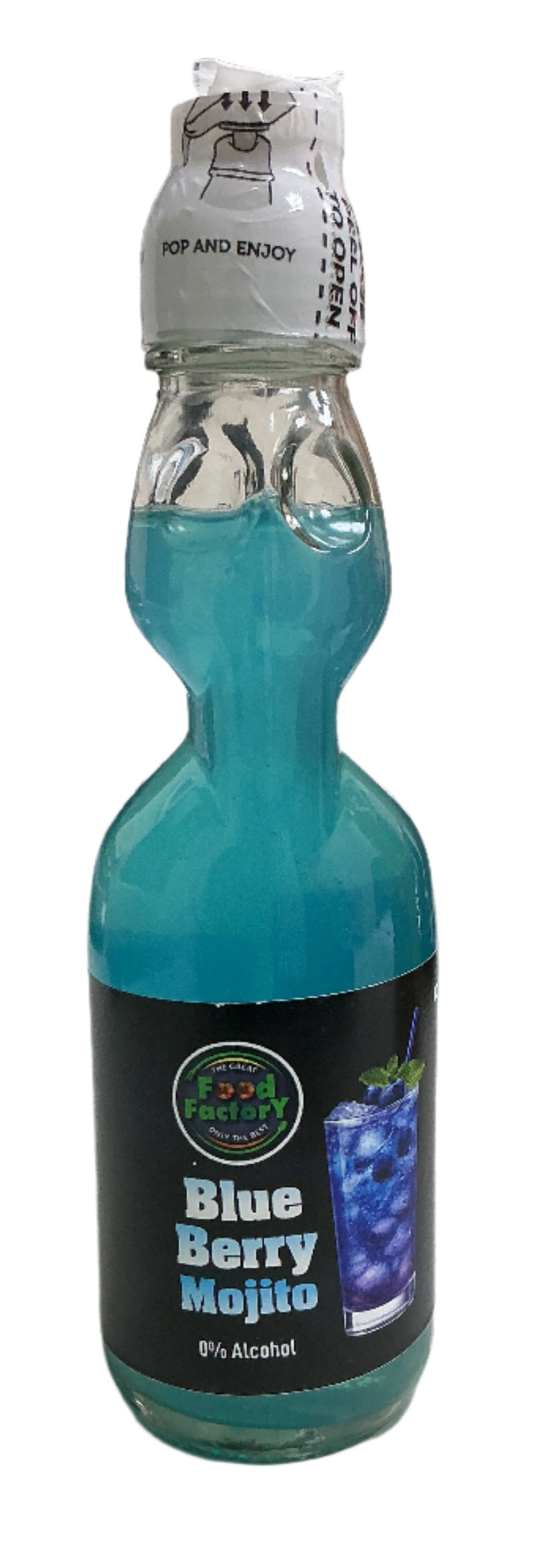 Food Factory Soda Blue Berry Mojito Bante Wali Bottle 200ml