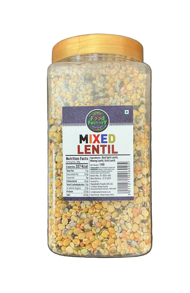 Food Factory Lentils Mixed Dall In Jar Indian 1kg