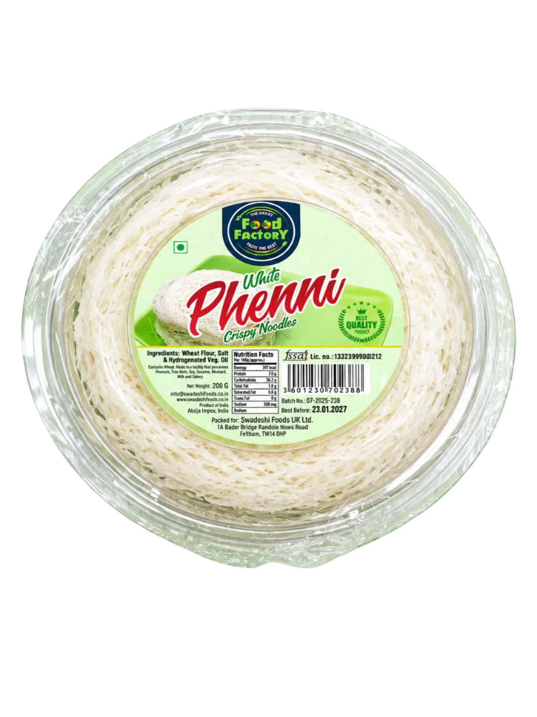 Food Factory Pheni White 200g