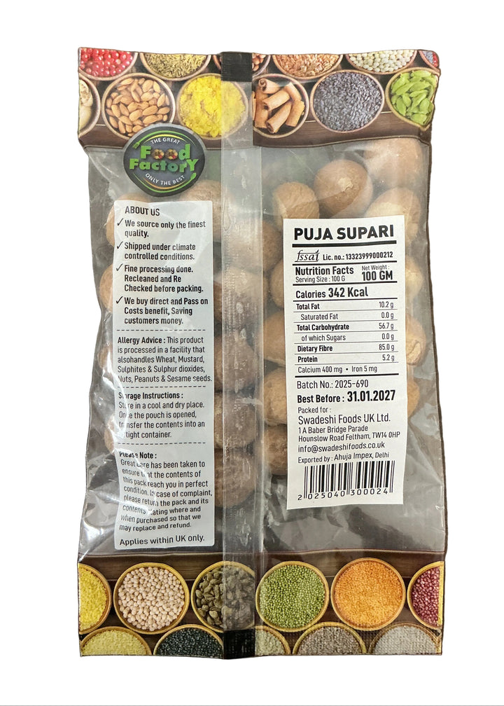 Food Factory Puja Supari 100g