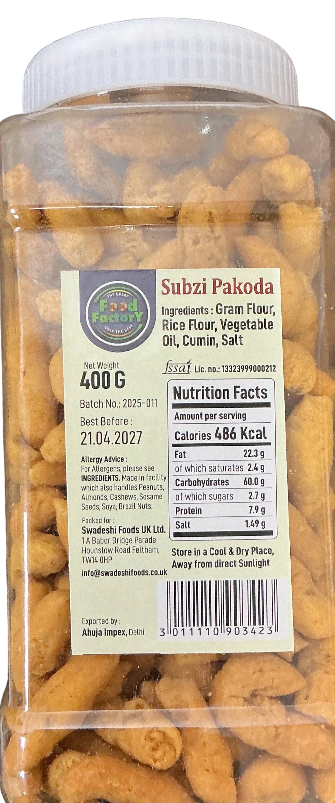 Food Factory Sabzi Pakoda 400g