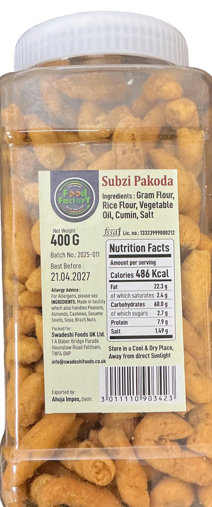 Food Factory Sabzi Pakoda 400g