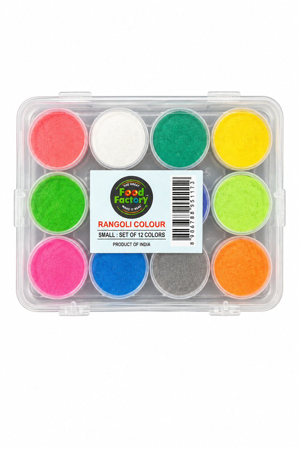 Food Fcatory Rangoli Colours 12 pack