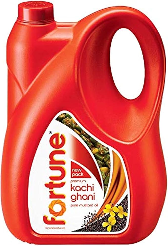 Fortune Oil Mustard Premium Kachi Ghani 100% Pure 4.55kg