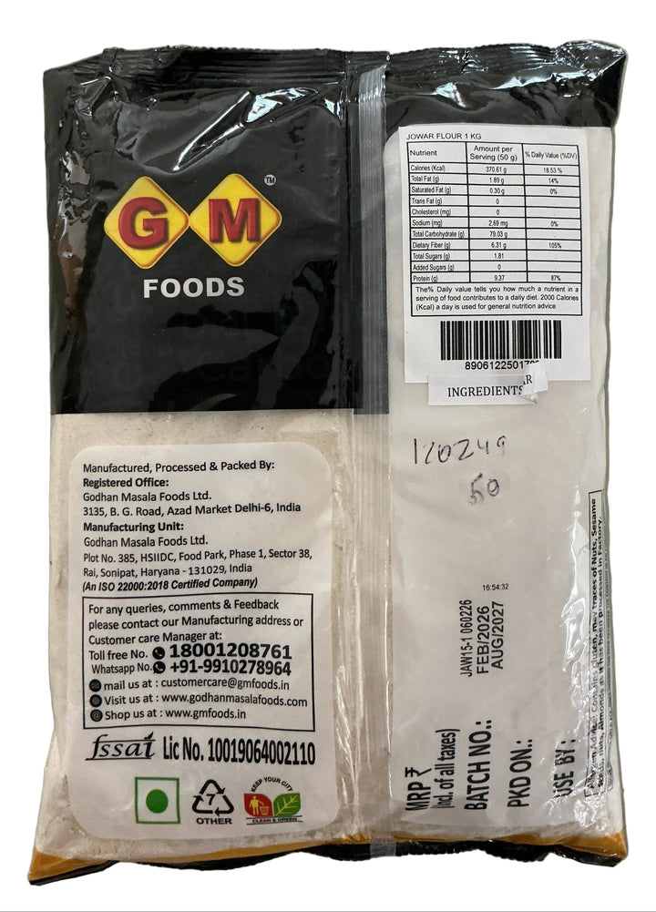 GM Foods Flour Jowar 1kg