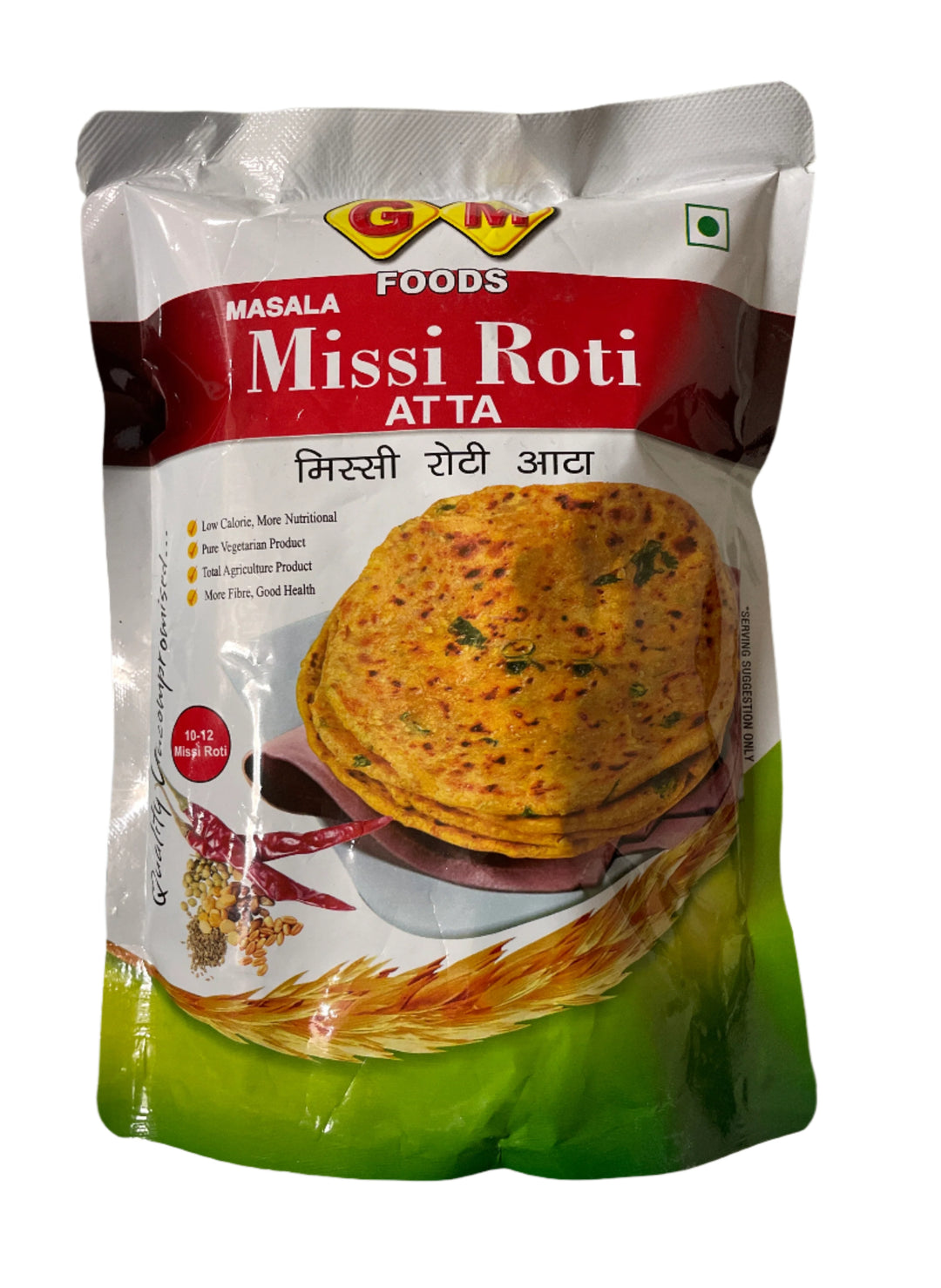 GM Foods Pre Mix Masala Missi Roti Atta 400g