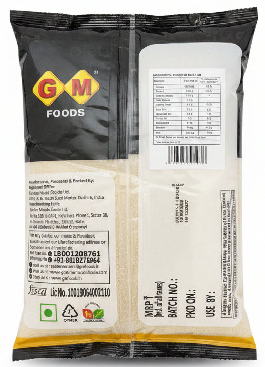 GM Foods Roasted Rava 1kg