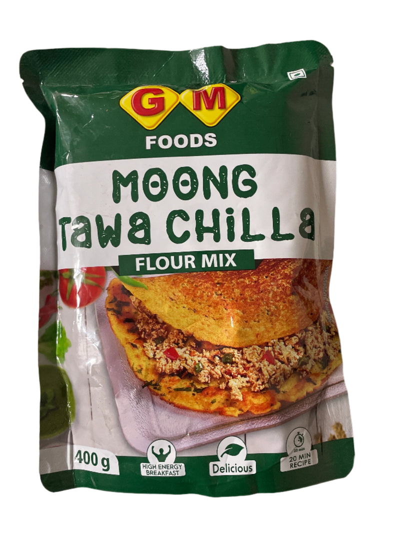 GM Foods Pre Mix Moong Tawa Chilla Flour 400g