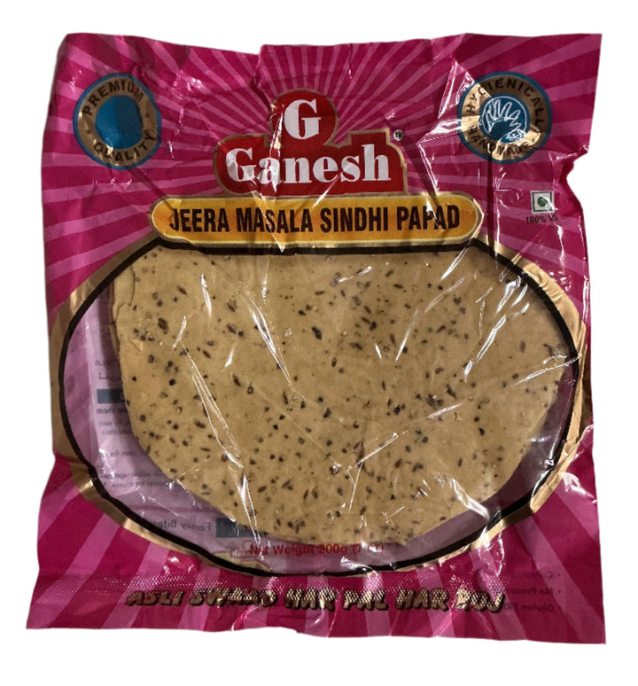 Ganesh Papad Jeera Masala Sindhi 200g