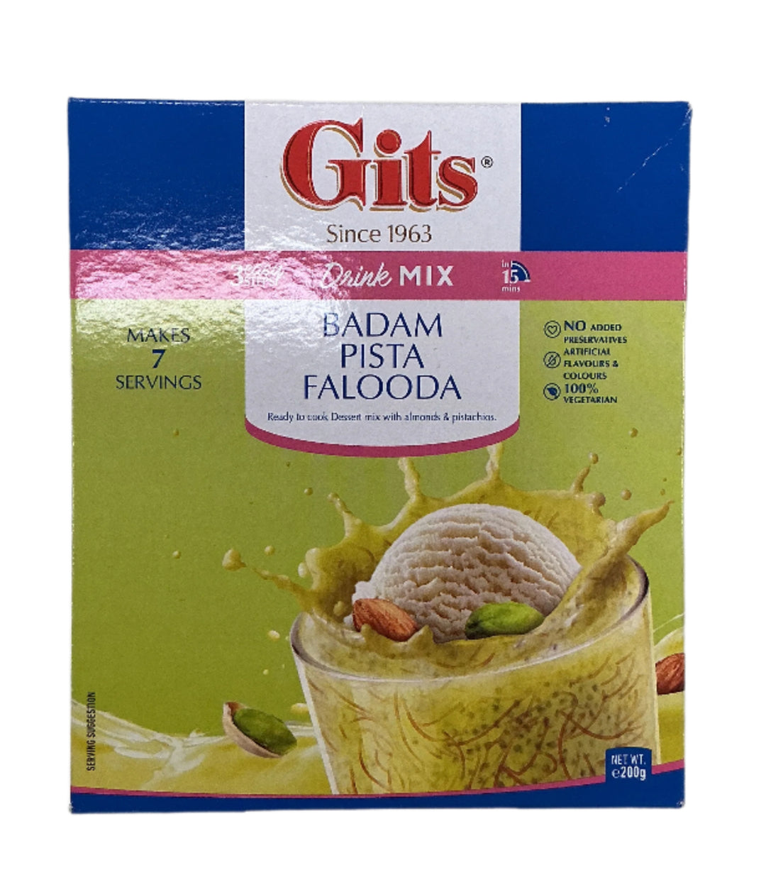Gits Falooda Badam Pista 200g