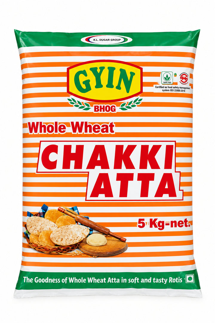 Gyan Flour Whole Wheat Chakki Atta 5kg