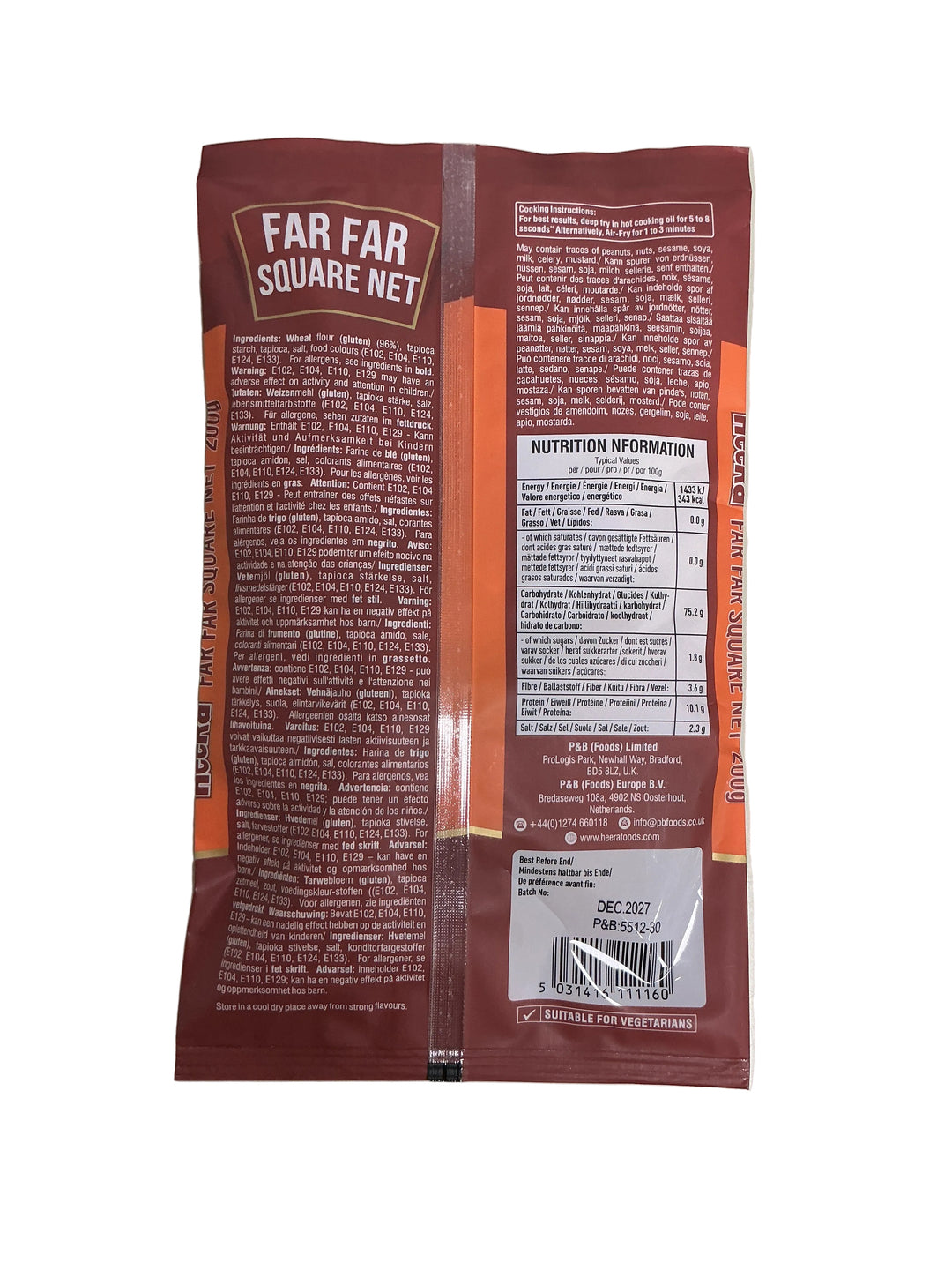 Heera Far Far Square Net 200g