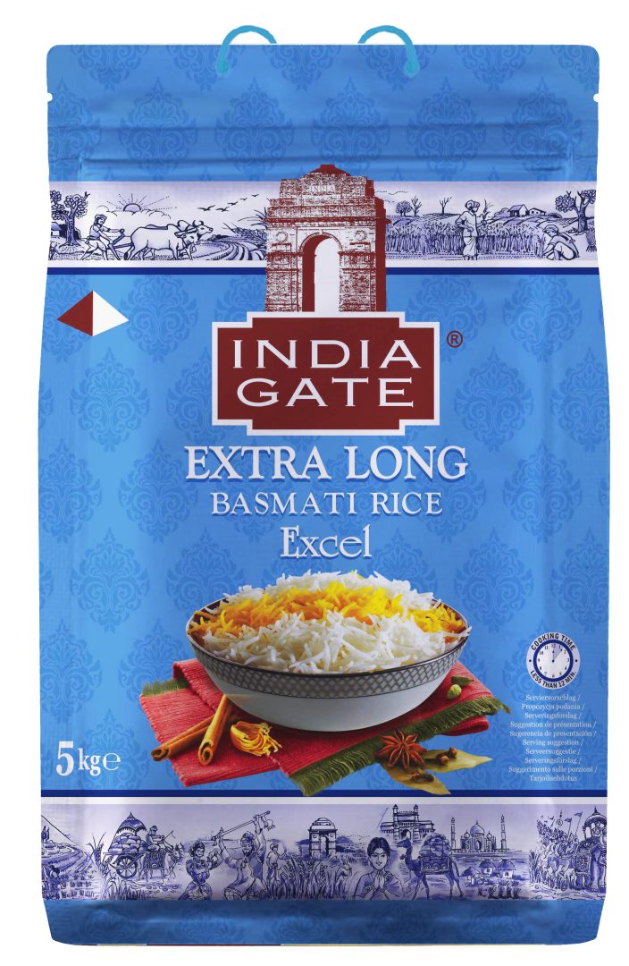 India Gate Rice Basmati Extra Long Excel 5Kg – ExoticEstore