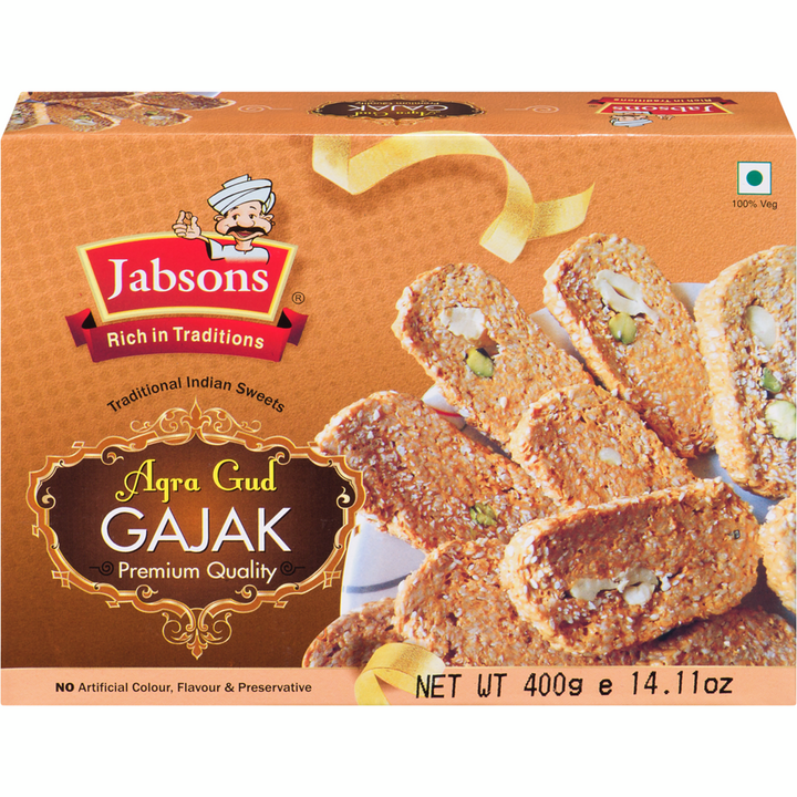Jabsons Sweets Agra Gud Gajak 400g - ExoticEstore