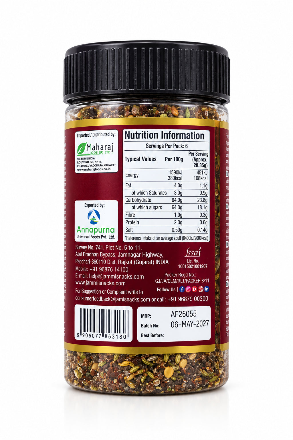 Jaimin Calcutta Paan 175g