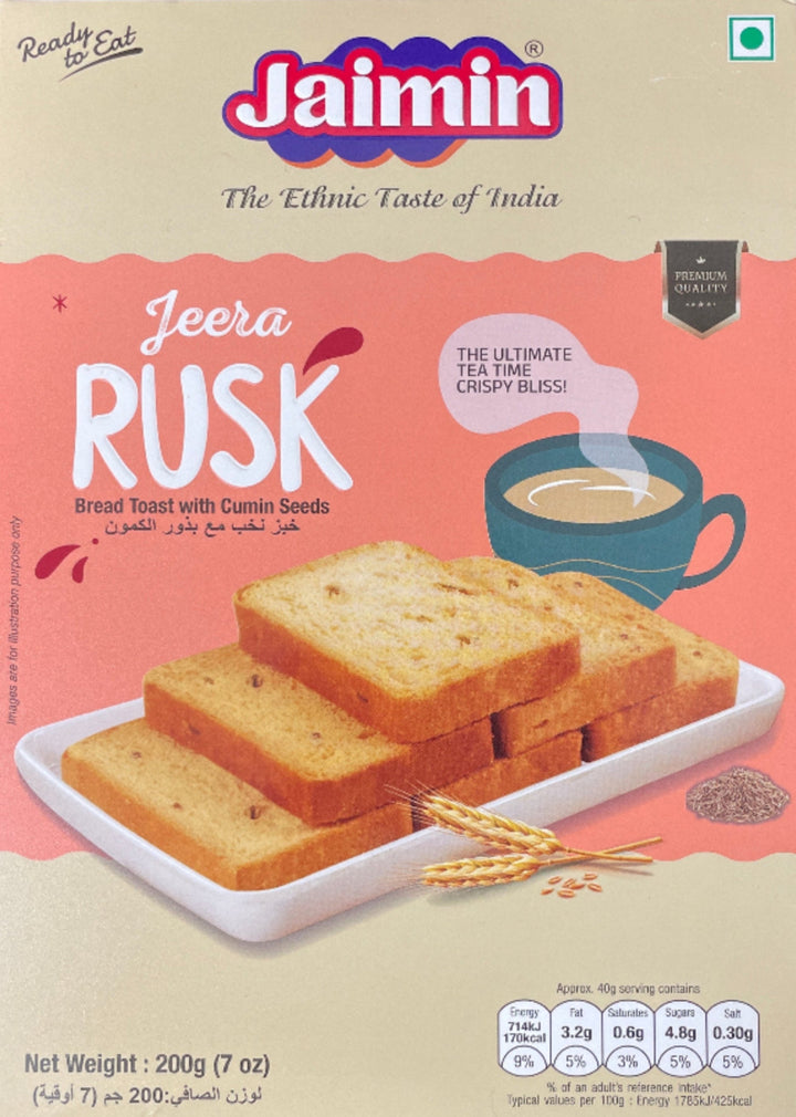 Jaimin Jeera Rusk 200g