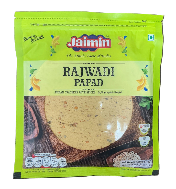 Jaimin Papad Rajwadi 200g