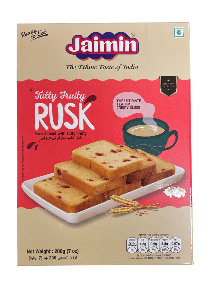 Jaimin Tutti Frutti Rusk 200g - ExoticEstore