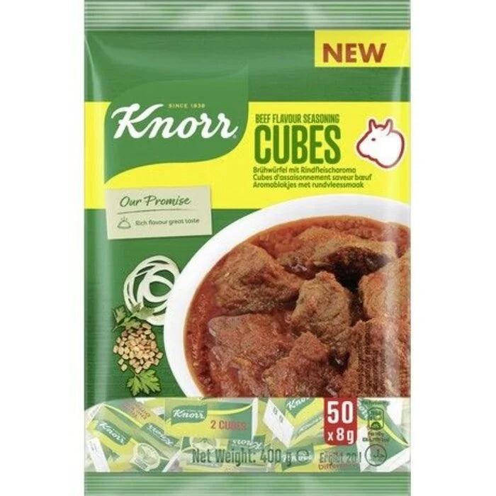Knorr Cubes Beef Flavour Seasoning 50x8g