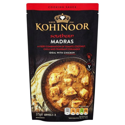 Kohinoor Cooking Sauce Southern Madras 375g