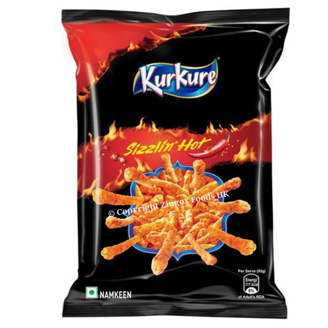 Kurkure Sizzlin Hot 100g 2 For £1.20 - ExoticEstore