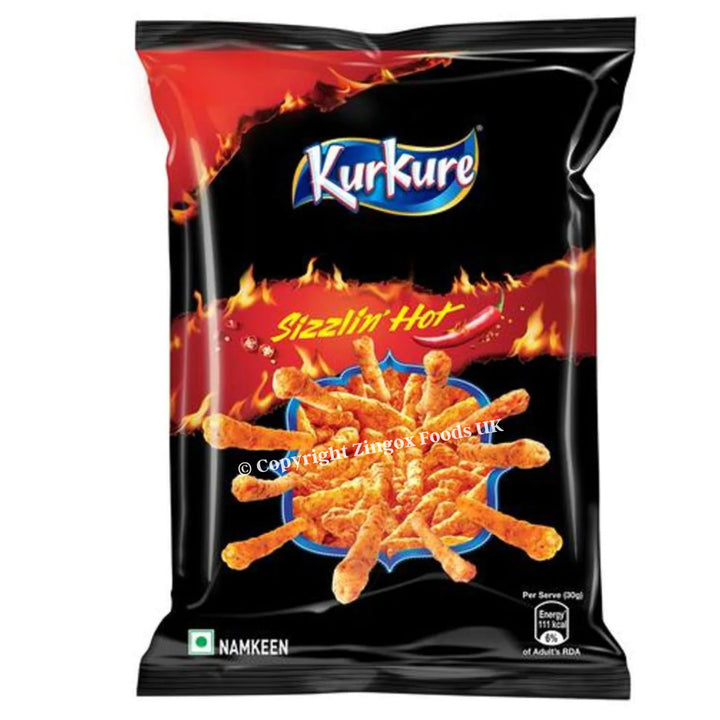 Kurkure Sizzlin Hot 100g 2 For £1.20 - ExoticEstore