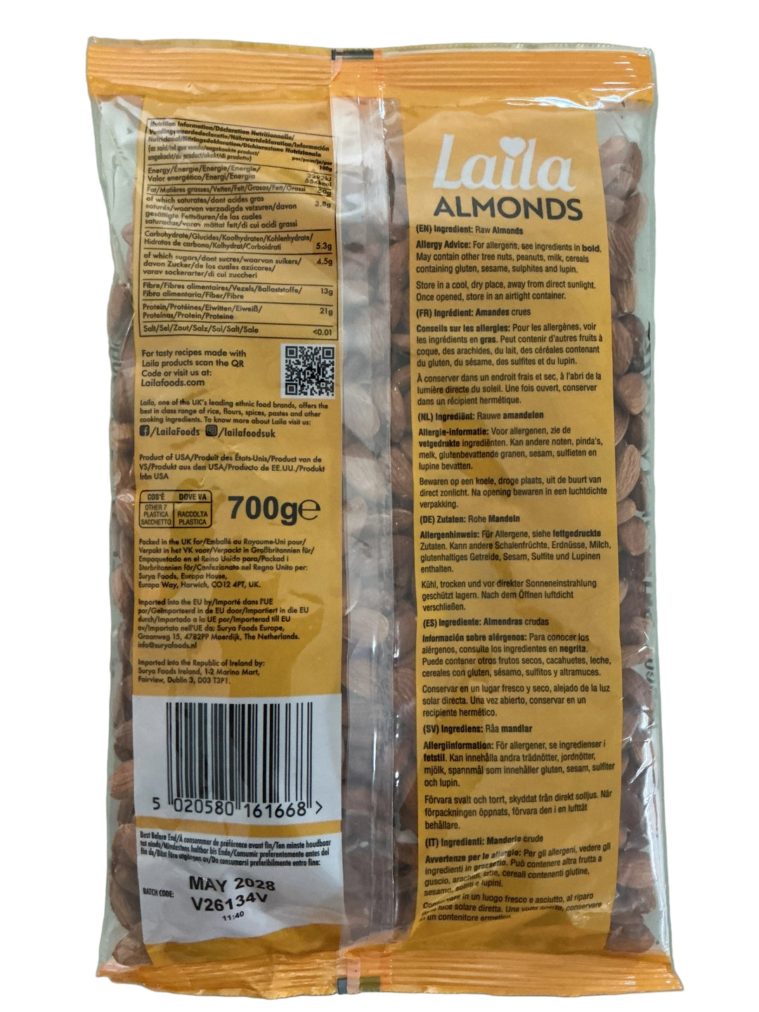 Laila Almonds 700g