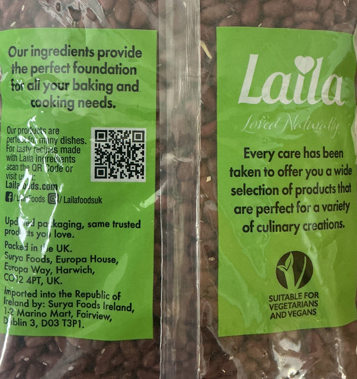 Laila Lentils Red Kidney Beans Rajmah 2kg - ExoticEstore